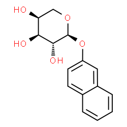ChemSpider 2D Image | 2-Naphthyl alpha-L-arabinopyranoside | C15H16O5