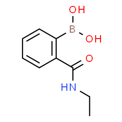 ChemSpider 2D Image | [2-(Ethylcarbamoyl)phenyl]boronic acid | C9H12BNO3