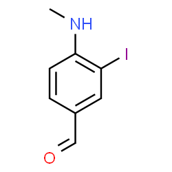 ChemSpider 2D Image | 3-Iodo-4-(methylamino)benzaldehyde | C8H8INO