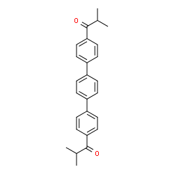 ChemSpider 2D Image | 1,1'-(1,1':4',1''-Terphenyl-4,4''-diyl)bis(2-methyl-1-propanone) | C26H26O2