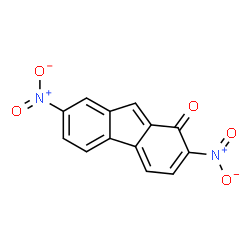 ChemSpider 2D Image | 2,7-Dinitro-1H-fluoren-1-one | C13H6N2O5