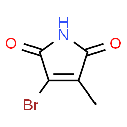 ChemSpider 2D Image | 3-Bromo-4-methyl-1H-pyrrole-2,5-dione | C5H4BrNO2