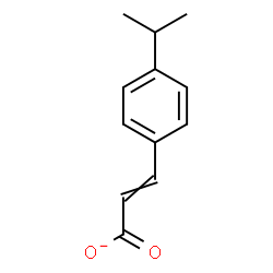 ChemSpider 2D Image | 3-(4-Isopropylphenyl)acrylate | C12H13O2