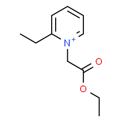ChemSpider 2D Image | 1-(2-Ethoxy-2-oxoethyl)-2-ethylpyridinium | C11H16NO2