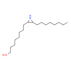 ChemSpider 2D Image | 8-(3-Octyl-2-aziridinyl)-1-octanol | C18H37NO