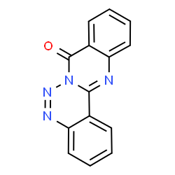 ChemSpider 2D Image | 8H-Quinazolino[3,2-c][1,2,3]benzotriazin-8-one | C14H8N4O
