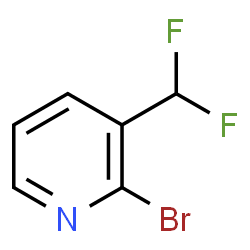 ChemSpider 2D Image | 2-Bromo-3-(difluoromethyl)pyridine | C6H4BrF2N