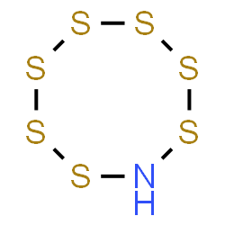 ChemSpider 2D Image | Heptasulfur imide | HNS7