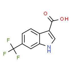 ChemSpider 2D Image | 6-(Trifluoromethyl)-1H-indole-3-carboxylic acid | C10H6F3NO2