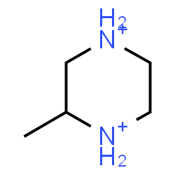 ChemSpider 2D Image | 2-Methylpiperazinediium | C5H14N2