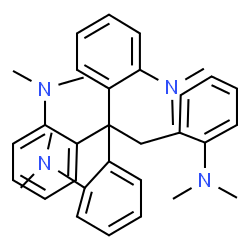 ChemSpider 2D Image | 2,2',2'',2'''-(1,1,1,2-Ethanetetrayl)tetrakis(N,N-dimethylaniline) | C34H42N4