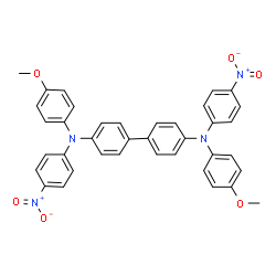 ChemSpider 2D Image | N,N'-Bis(4-methoxyphenyl)-N,N'-bis(4-nitrophenyl)-4,4'-biphenyldiamine | C38H30N4O6