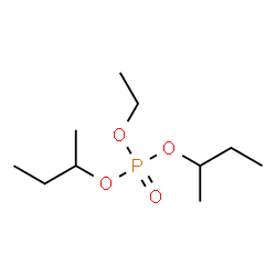 ChemSpider 2D Image | Di-sec-butyl ethyl phosphate | C10H23O4P