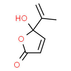 ChemSpider 2D Image | 5-Hydroxy-5-isopropenyl-2(5H)-furanone | C7H8O3