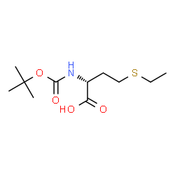 ChemSpider 2D Image | S-Ethyl-N-{[(2-methyl-2-propanyl)oxy]carbonyl}-D-homocysteine | C11H21NO4S