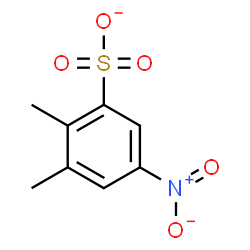 ChemSpider 2D Image | 2,3-Dimethyl-5-nitrobenzenesulfonate | C8H8NO5S