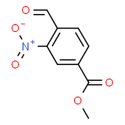 ChemSpider 2D Image | Methyl 4-formyl-3-nitrobenzoate | C9H7NO5