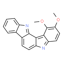 ChemSpider 2D Image | 1,2-Dimethoxyindolo[3,2-a]carbazole | C20H14N2O2