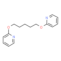 ChemSpider 2D Image | 2,2'-[1,5-Pentanediylbis(oxy)]dipyridine | C15H18N2O2