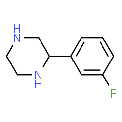 ChemSpider 2D Image | 2-(3-Fluorophenyl)piperazine | C10H13FN2