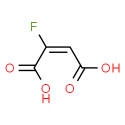 ChemSpider 2D Image | (2E)-2-Fluoro-2-butenedioic acid | C4H3FO4