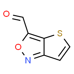 ChemSpider 2D Image | Thieno[3,2-c][1,2]oxazole-3-carbaldehyde | C6H3NO2S