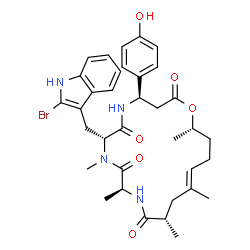 ChemSpider 2D Image | jaspamide H | C35H43BrN4O6