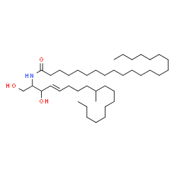 ChemSpider 2D Image | N-[(4E)-1,3-Dihydroxy-9-methyl-4-octadecen-2-yl]docosanamide | C41H81NO3