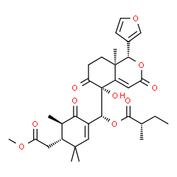 ChemSpider 2D Image | hainangranatumin B | C32H40O10