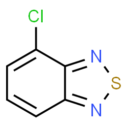 ChemSpider 2D Image | 4-Chloro-2,1,3-benzothiadiazole | C6H3ClN2S