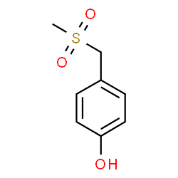 ChemSpider 2D Image | 4-[(Methylsulfonyl)methyl]phenol | C8H10O3S