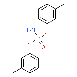 ChemSpider 2D Image | Bis(3-methylphenyl) phosphoramidate | C14H16NO3P