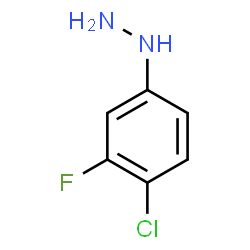 ChemSpider 2D Image | (4-Chloro-3-fluorophenyl)hydrazine | C6H6ClFN2