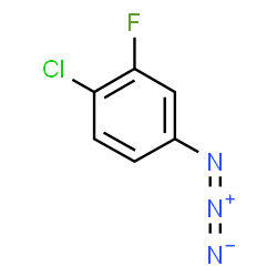 ChemSpider 2D Image | 4-Azido-1-chloro-2-fluorobenzene | C6H3ClFN3