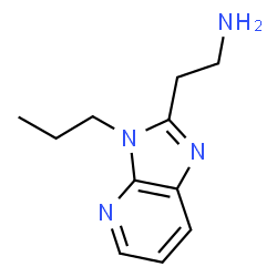 ChemSpider 2D Image | 2-(3-Propyl-3H-imidazo[4,5-b]pyridin-2-yl)ethanamine | C11H16N4