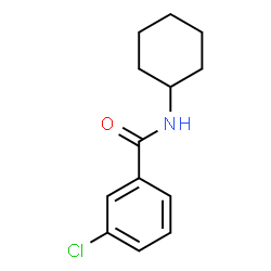 ChemSpider 2D Image | 3-Chloro-N-cyclohexylbenzamide | C13H16ClNO