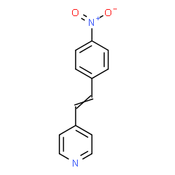 ChemSpider 2D Image | 4-[2-(4-Nitrophenyl)vinyl]pyridine | C13H10N2O2