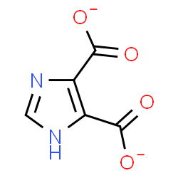 ChemSpider 2D Image | 4,5-imidazoledicarboxylate | C5H2N2O4
