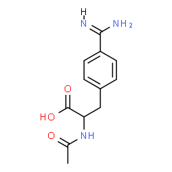 ChemSpider 2D Image | N-Acetyl-4-carbamimidoylphenylalanine | C12H15N3O3