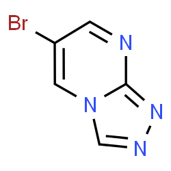 ChemSpider 2D Image | 6-Bromo[1,2,4]triazolo[4,3-a]pyrimidine | C5H3BrN4