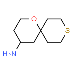 ChemSpider 2D Image | 1-Oxa-9-thiaspiro[5.5]undecan-4-amine | C9H17NOS
