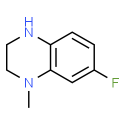 ChemSpider 2D Image | 7-Fluoro-1-methyl-1,2,3,4-tetrahydroquinoxaline | C9H11FN2
