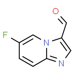 ChemSpider 2D Image | 6-Fluoroimidazo[1,2-a]pyridine-3-carbaldehyde | C8H5FN2O