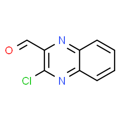 ChemSpider 2D Image | 3-Chloro-2-quinoxalinecarbaldehyde | C9H5ClN2O