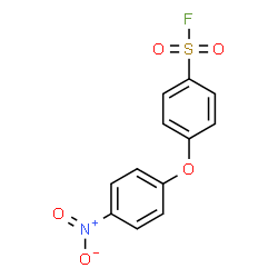 ChemSpider 2D Image | 4-(4-Nitrophenoxy)benzenesulfonyl fluoride | C12H8FNO5S
