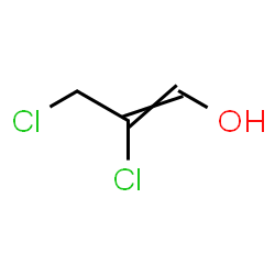 ChemSpider 2D Image | 2,3-Dichloro-1-propen-1-ol | C3H4Cl2O