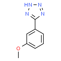ChemSpider 2D Image | 5-(3-Methoxyphenyl)-2H-tetrazole | C8H8N4O