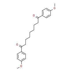 ChemSpider 2D Image | 1,9-Bis(4-methoxyphenyl)-1,9-nonanedione | C23H28O4