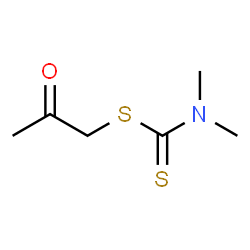 ChemSpider 2D Image | 2-Oxopropyl dimethylcarbamodithioate | C6H11NOS2