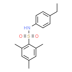 ChemSpider 2D Image | 4'-Ethyl-2,4,6-trimethylbenzenesulfonanilide | C17H21NO2S